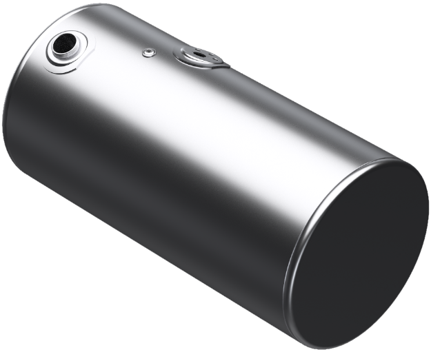 Picture of 97 Gallons 24.5"D x 47.5"L - Kenworth Style - Rear Fill Milgrade