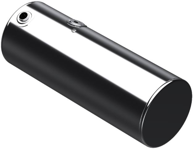 Picture of 132 Gallons 24.5"D x 64.75"L - Kenworth Style - Front Fill Polished